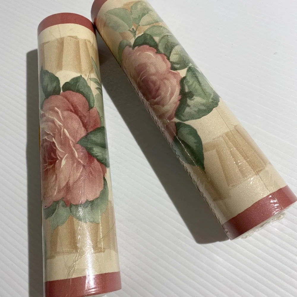 Wall Borders Rose Floral Ivy Fruit Basket Art Home Decor Set Bundle Lot 12 Pc